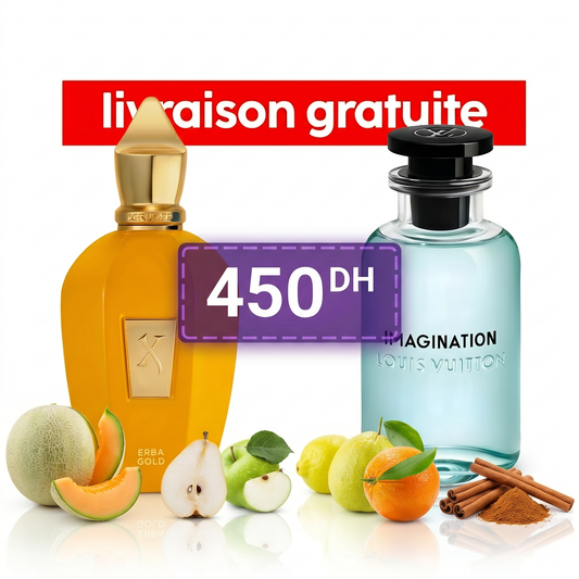 Louis Vuitton Imagination EDP 5ml & Xerjoff Erba Gold EDP 5ml